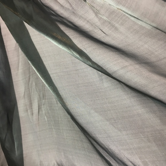 Organza Sheer Black scarf turban shawl hijab NWOT - Picture 2 of 3